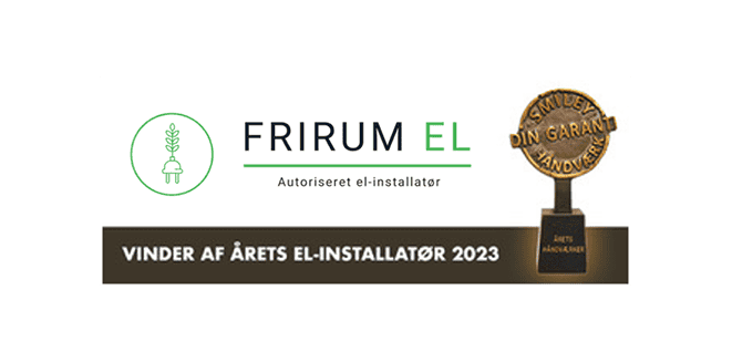 Frirum El vinder af årets el-installatør 2023